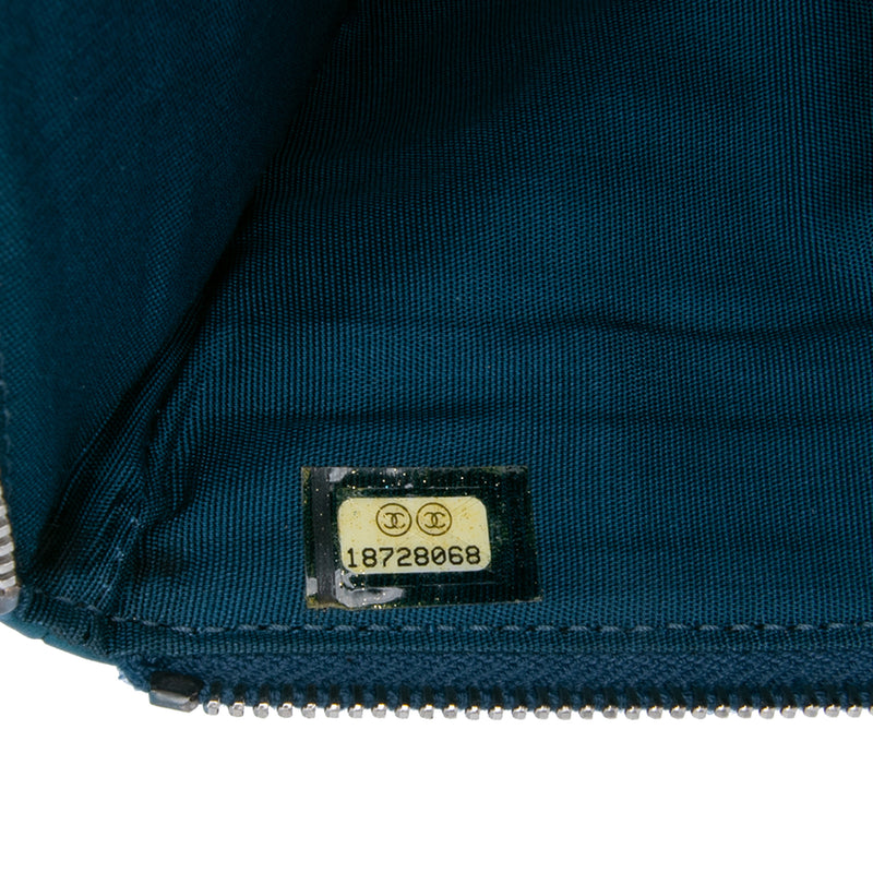 Quilted Lambskin Multi Zip Case Clutch - Image 7