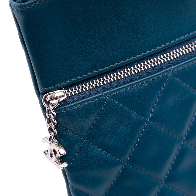 Quilted Lambskin Multi Zip Case Clutch - Image 9