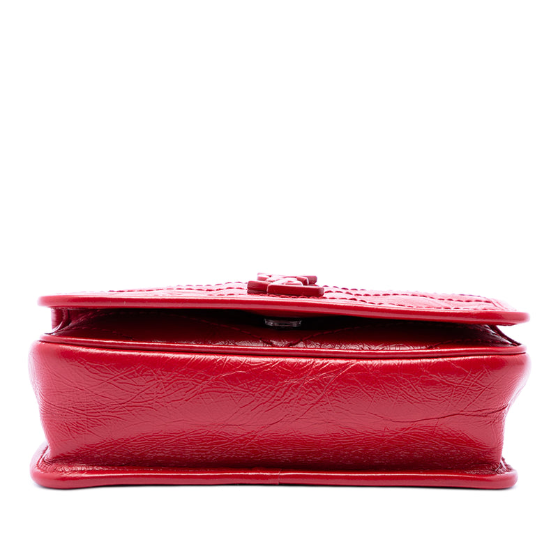 Crinkled Calfskin Niki Wallet on Chain - Image 3