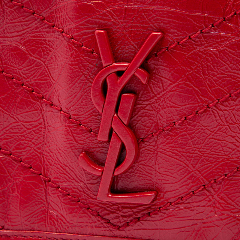 Crinkled Calfskin Niki Wallet on Chain - Image 5