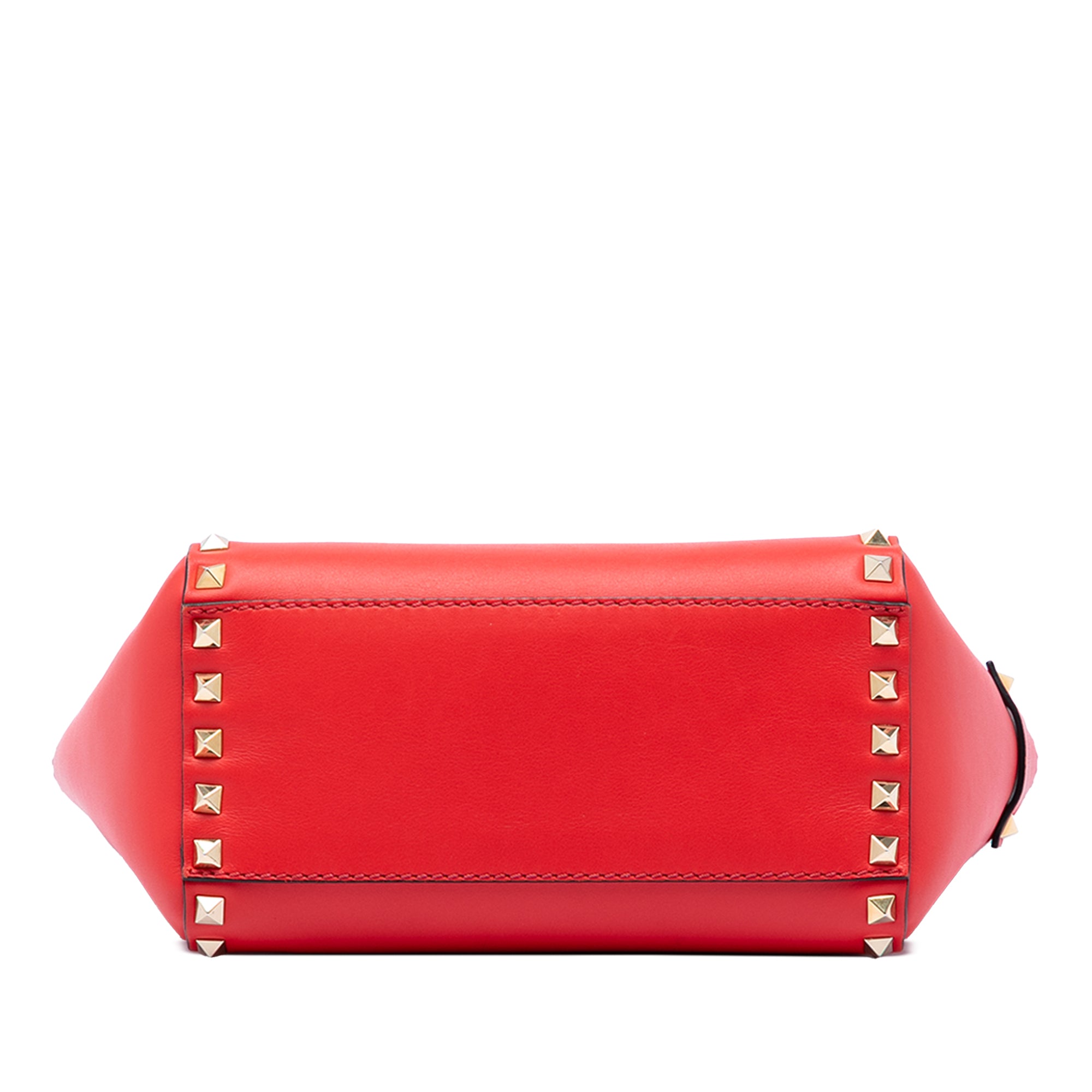 Mini Leather Rockstud Double Handle Tote - Image 3