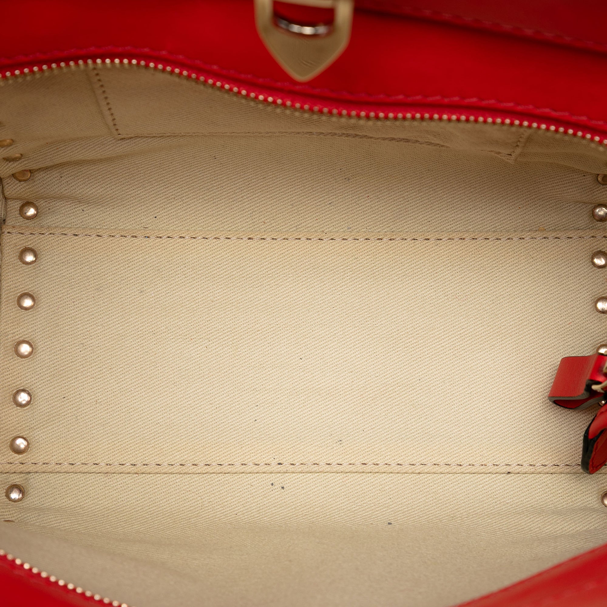 Mini Leather Rockstud Double Handle Tote - Image 4
