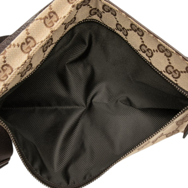GG Canvas Double Pocket Belt Bag - Image 4