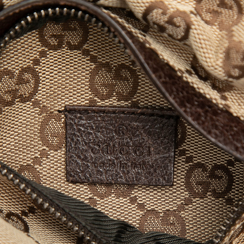 GG Canvas Double Pocket Belt Bag - Image 5