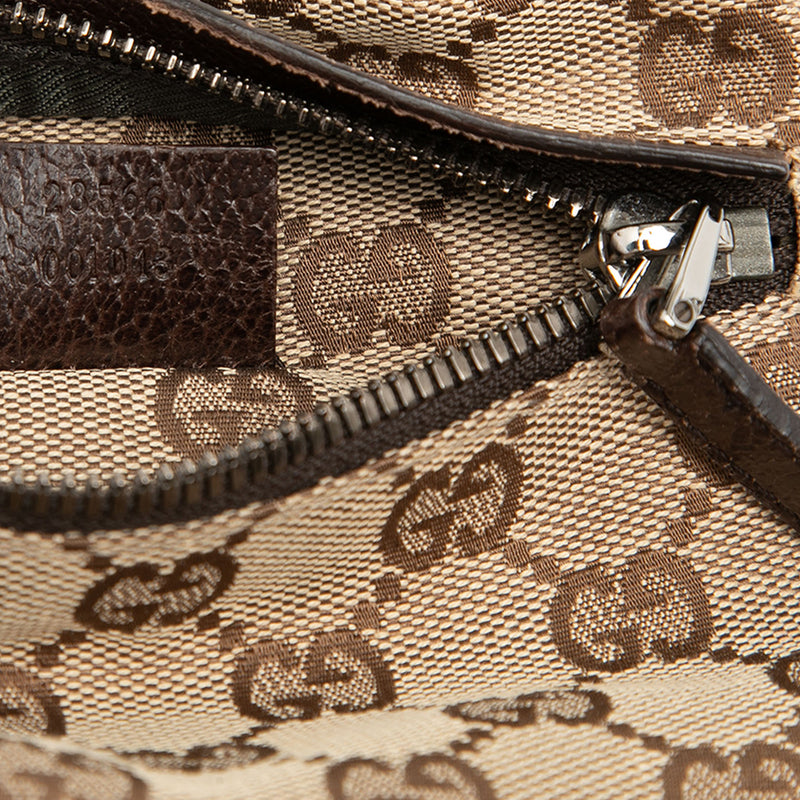 GG Canvas Double Pocket Belt Bag - Image 6