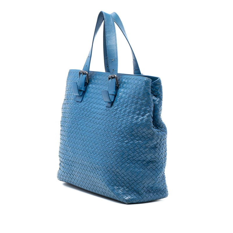 Nappa Intrecciato Belted Tote - Image 2