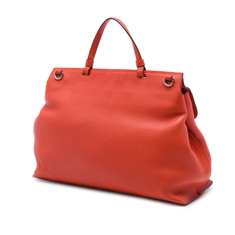 Large Calfskin Bamboo Daily Satchel - Image 2