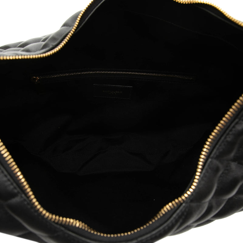 Quilted Nappa Monogram Icare Hobo - Image 4