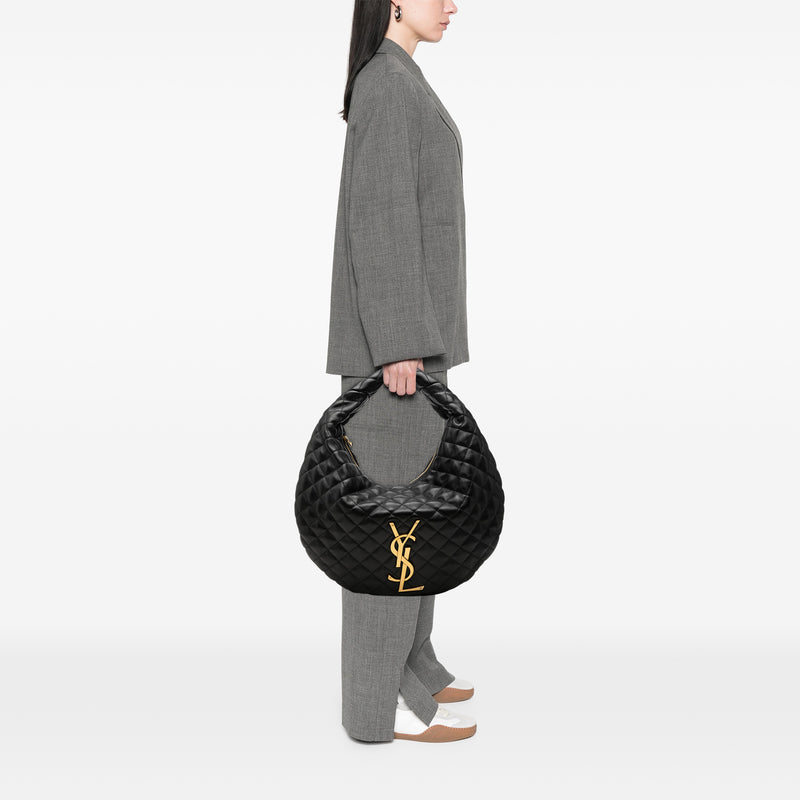 Quilted Nappa Monogram Icare Hobo - Image 6