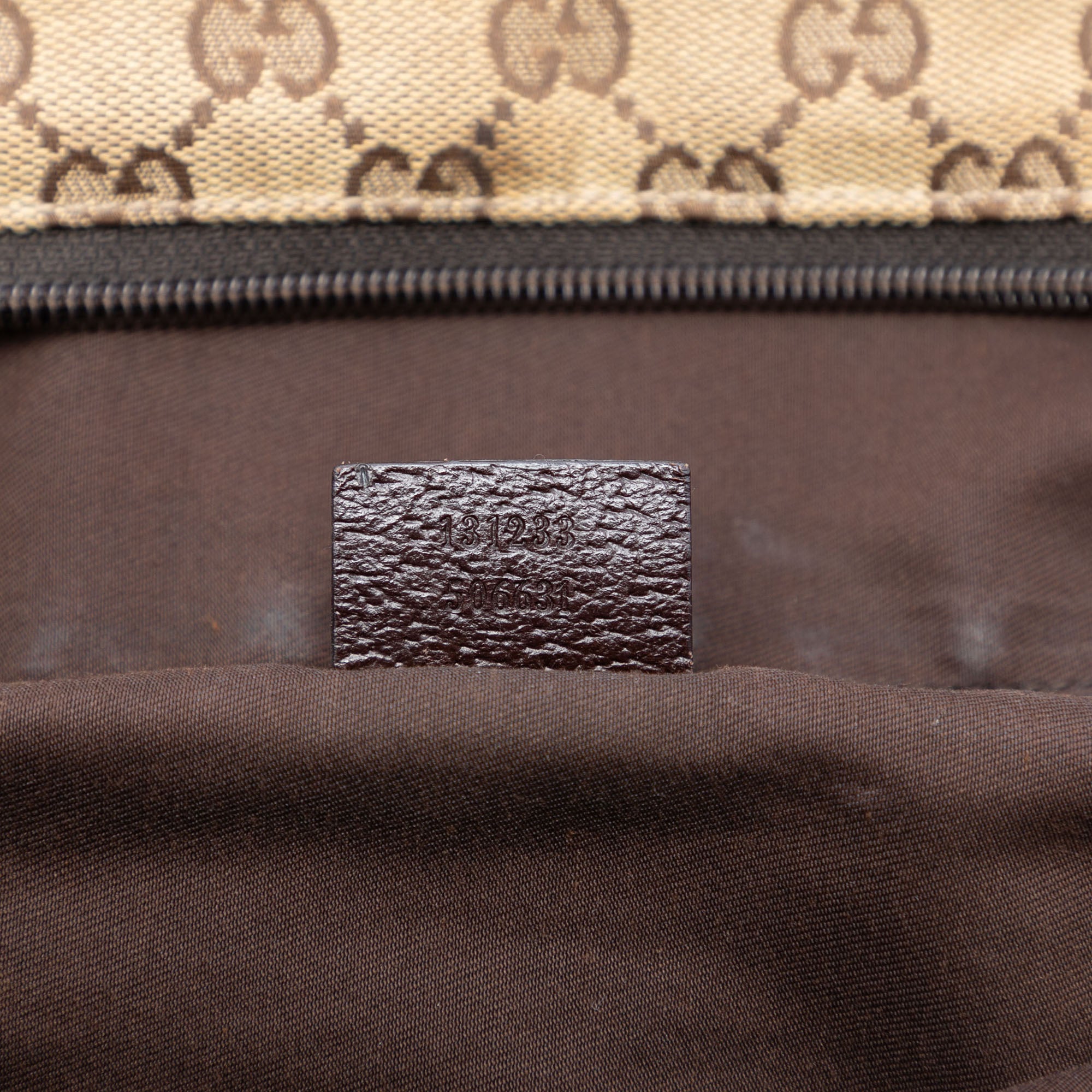 GG Canvas Web Vertical Tote - Image 6