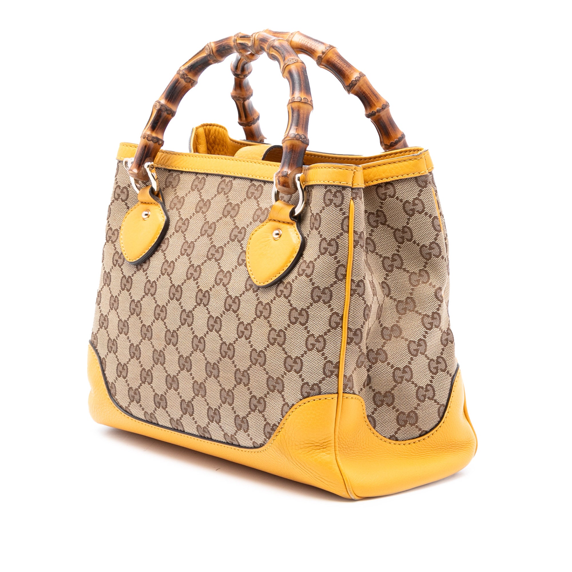 GG Canvas Bamboo Diana Top Handle Tote - Image 2