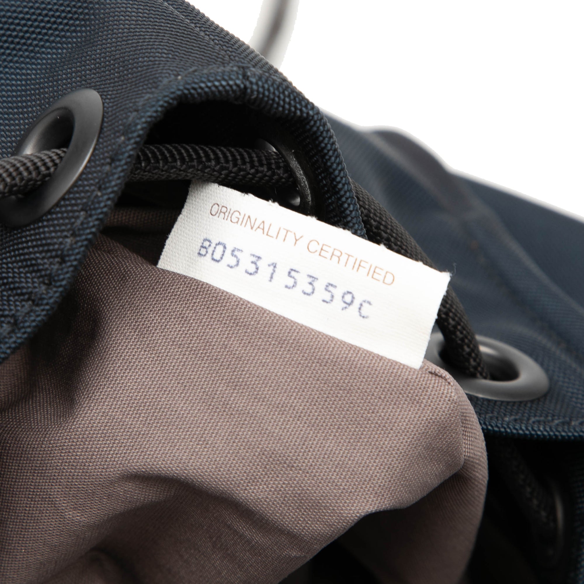 Canvas and Nappa Intrecciato Flap Backpack - Image 6