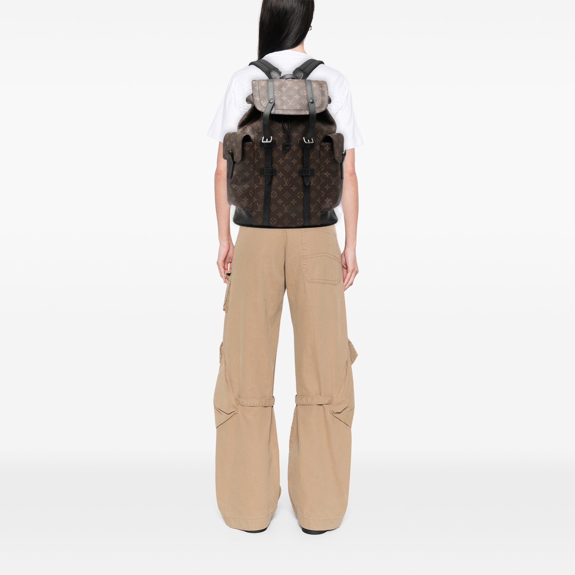 Monogram Macassar Christopher Backpack MM - Image 7