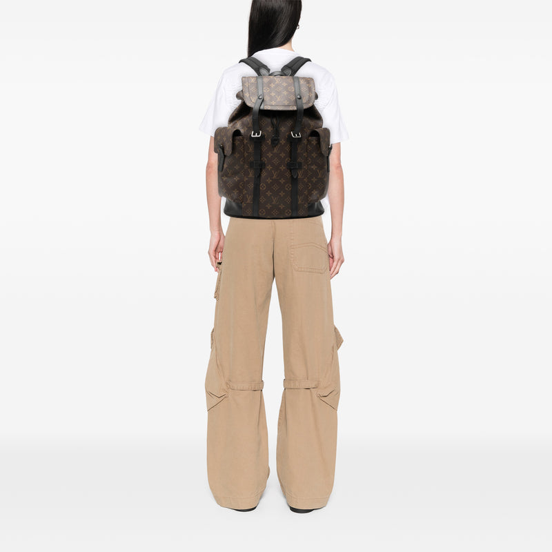 Monogram Macassar Christopher Backpack MM - Image 7