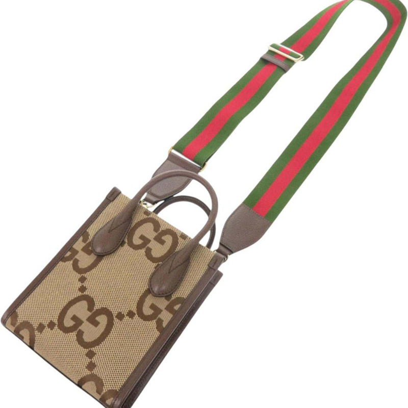 Mini Jumbo GG Canvas Web Satchel - Image 11