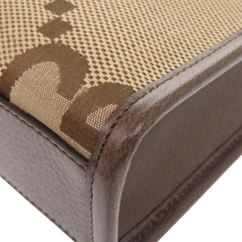 Mini Jumbo GG Canvas Web Satchel - Image 7