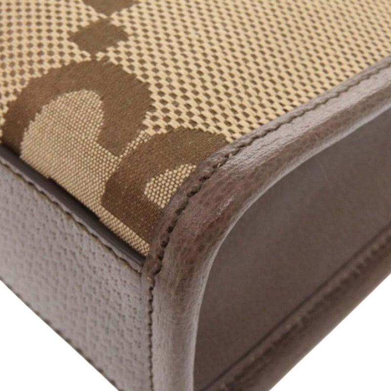Mini Jumbo GG Canvas Web Satchel - Image 9