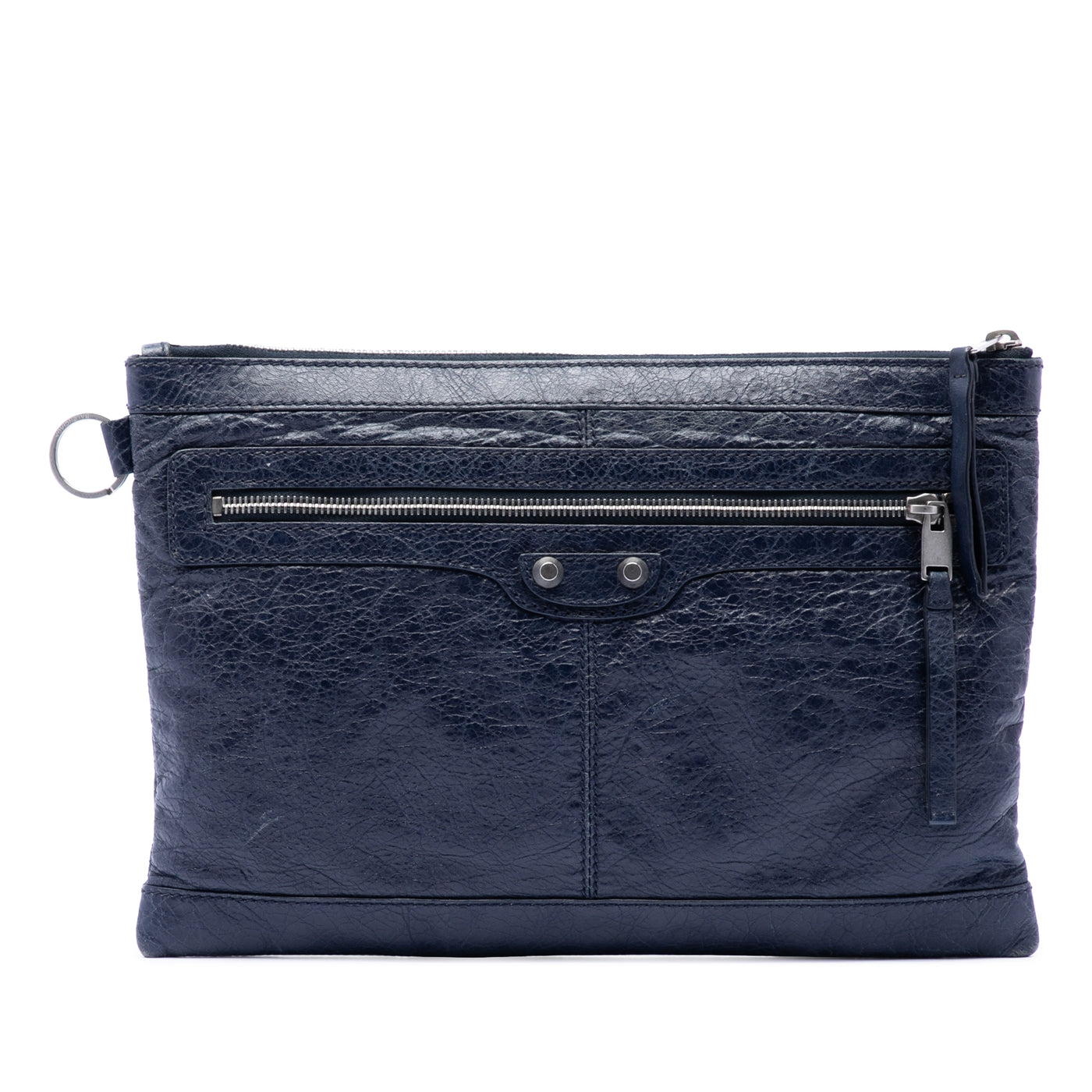 Lambskin Motocross Classic Clip M Clutch - Image 1