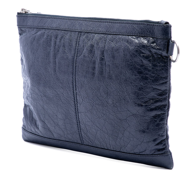 Lambskin Motocross Classic Clip M Clutch - Image 2