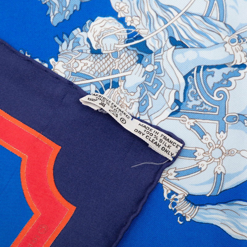 Carrousel Silk Scarf 90 - Image 4
