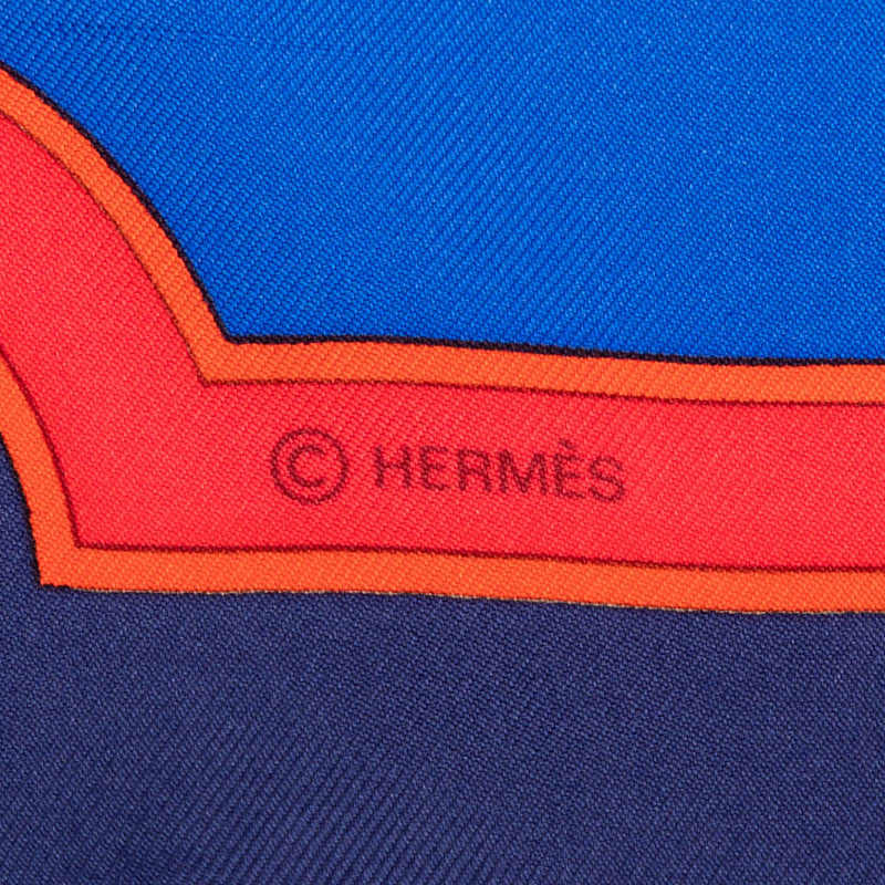 Carrousel Silk Scarf 90 - Image 5