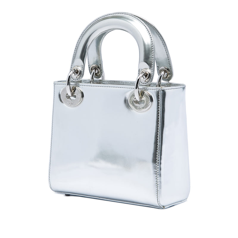 Mini Metallic Patent Lady Dior - Image 2