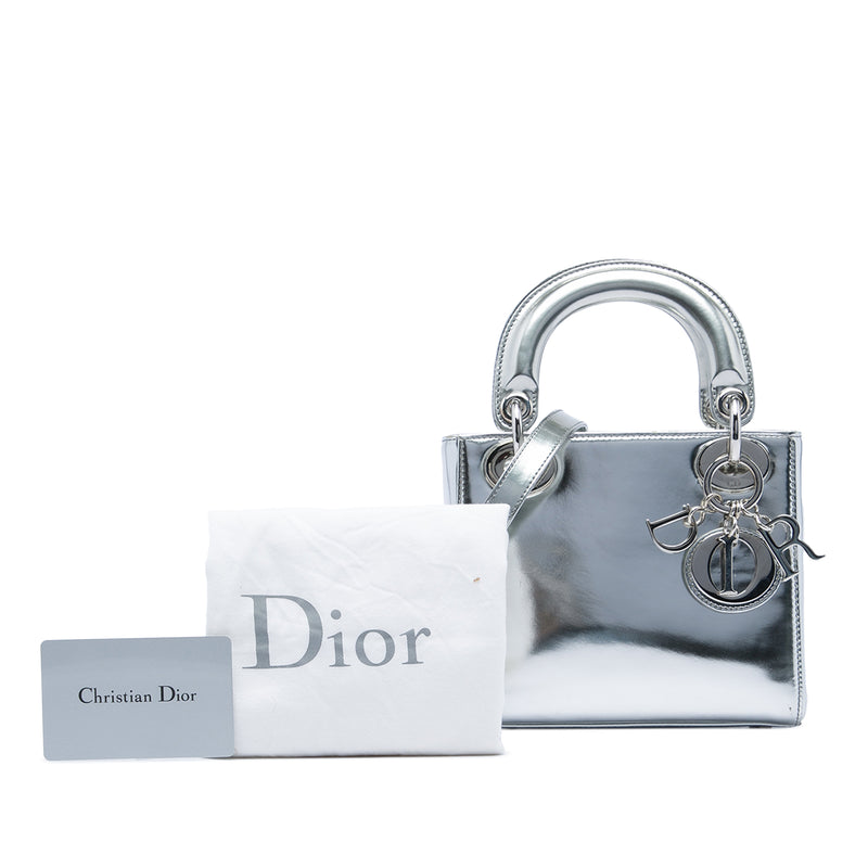 Mini Metallic Patent Lady Dior - Image 6