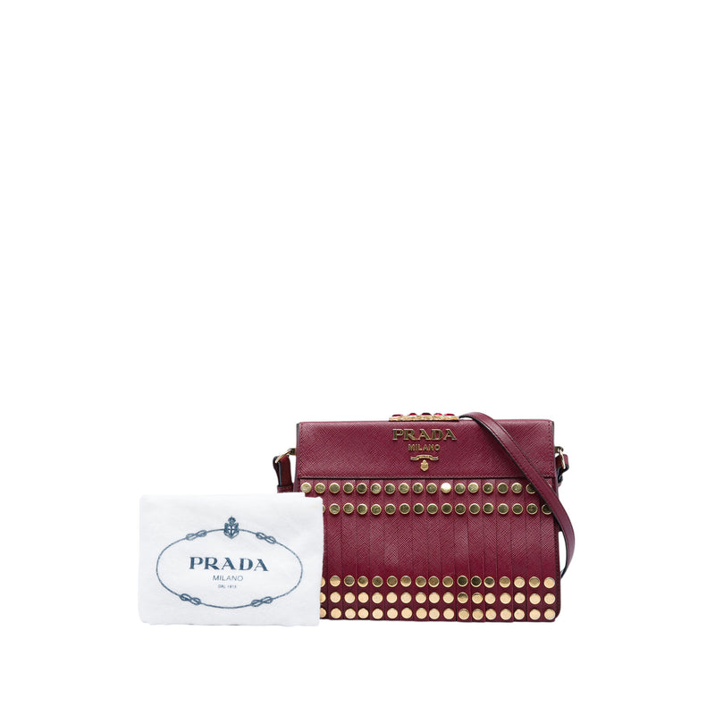 Studded Saffiano Lux Idol Crossbody - Image 7