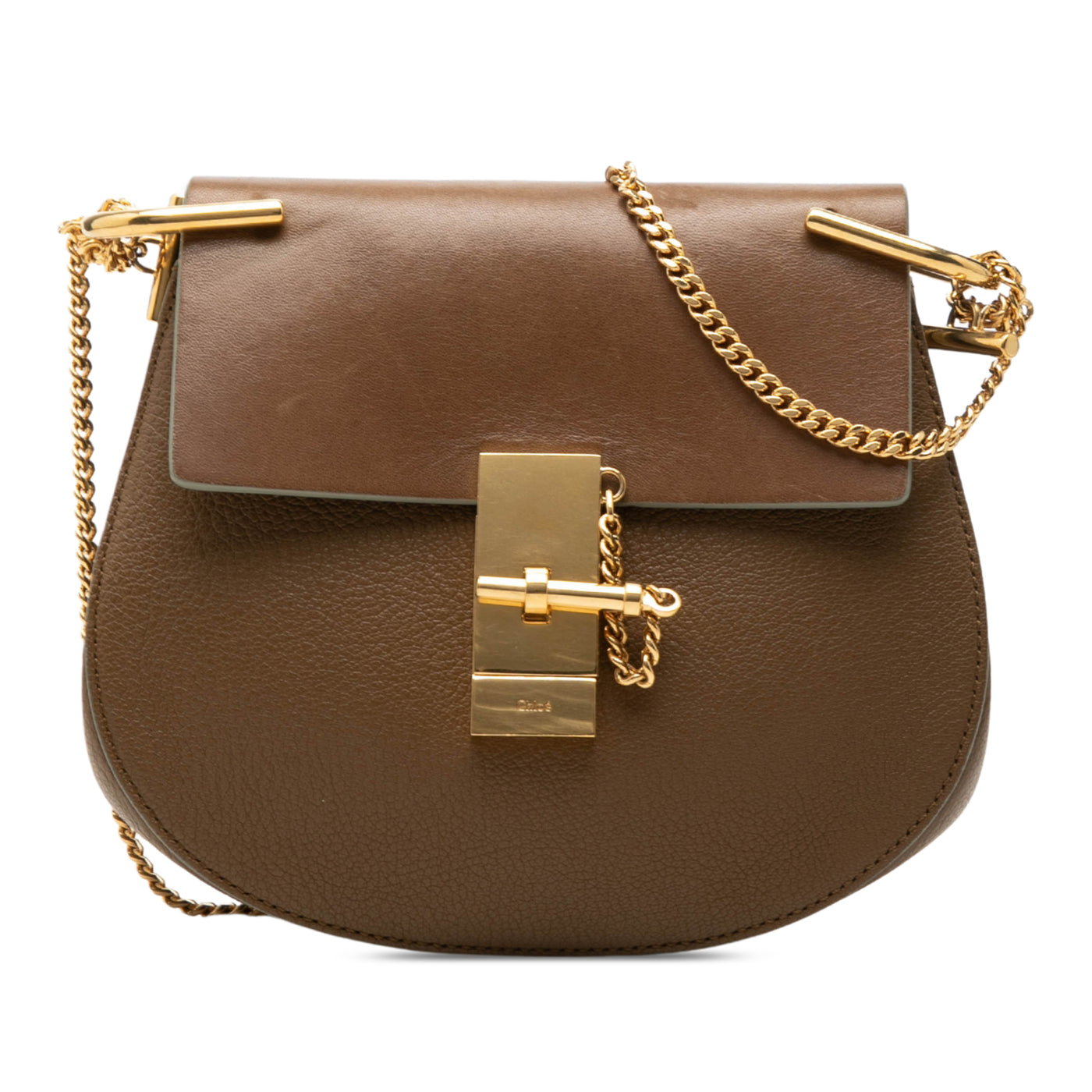 Mini Smooth and Grained Calfskin Drew Crossbody - Image 1