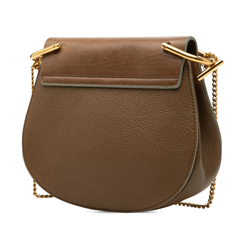 Mini Smooth and Grained Calfskin Drew Crossbody - Image 2