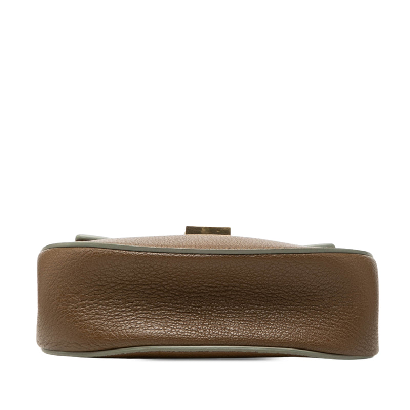 Mini Smooth and Grained Calfskin Drew Crossbody - Image 3