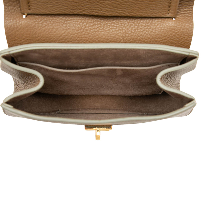 Mini Smooth and Grained Calfskin Drew Crossbody - Image 4