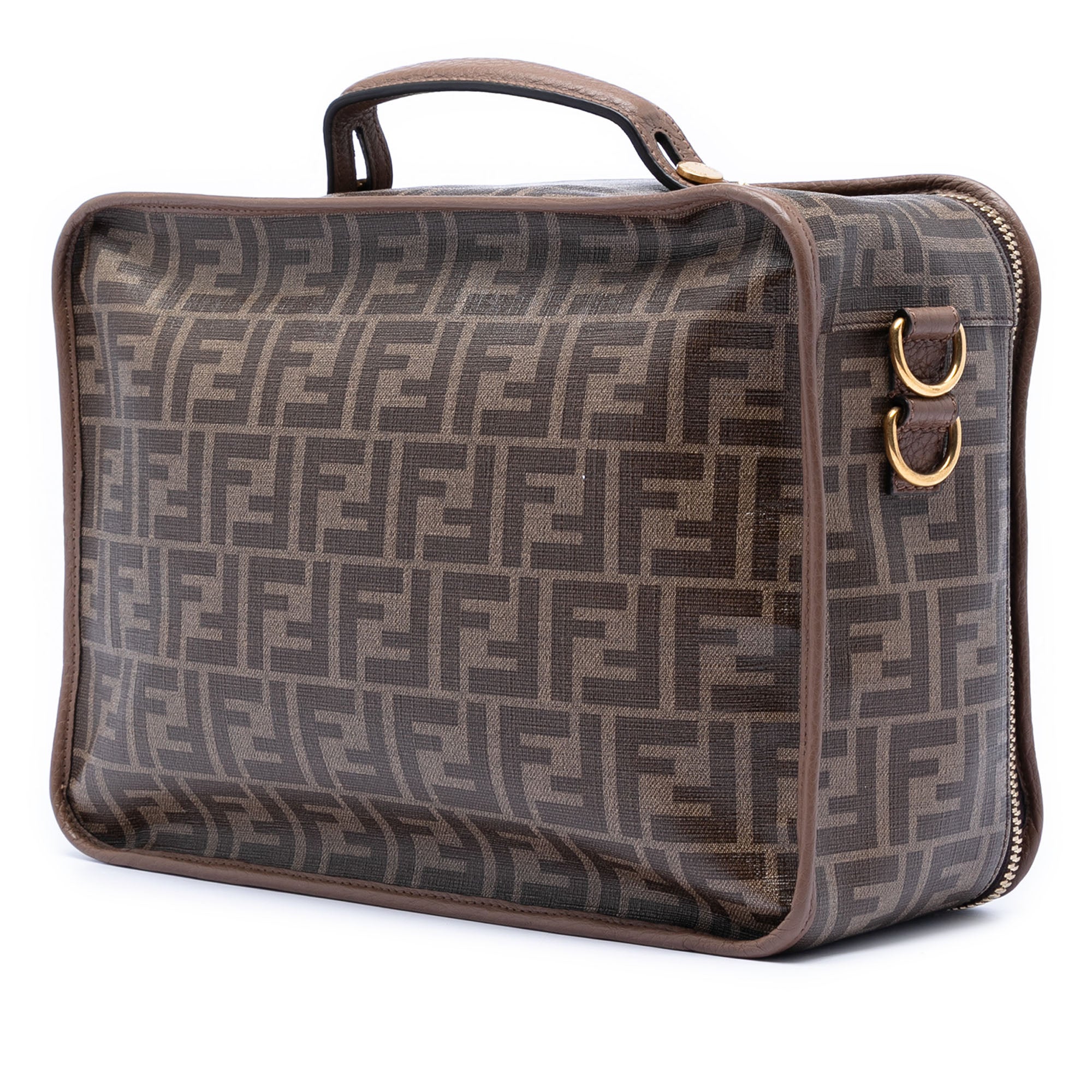 Zucca Coated Canvas Karligraphy Travel Bag - Image 2