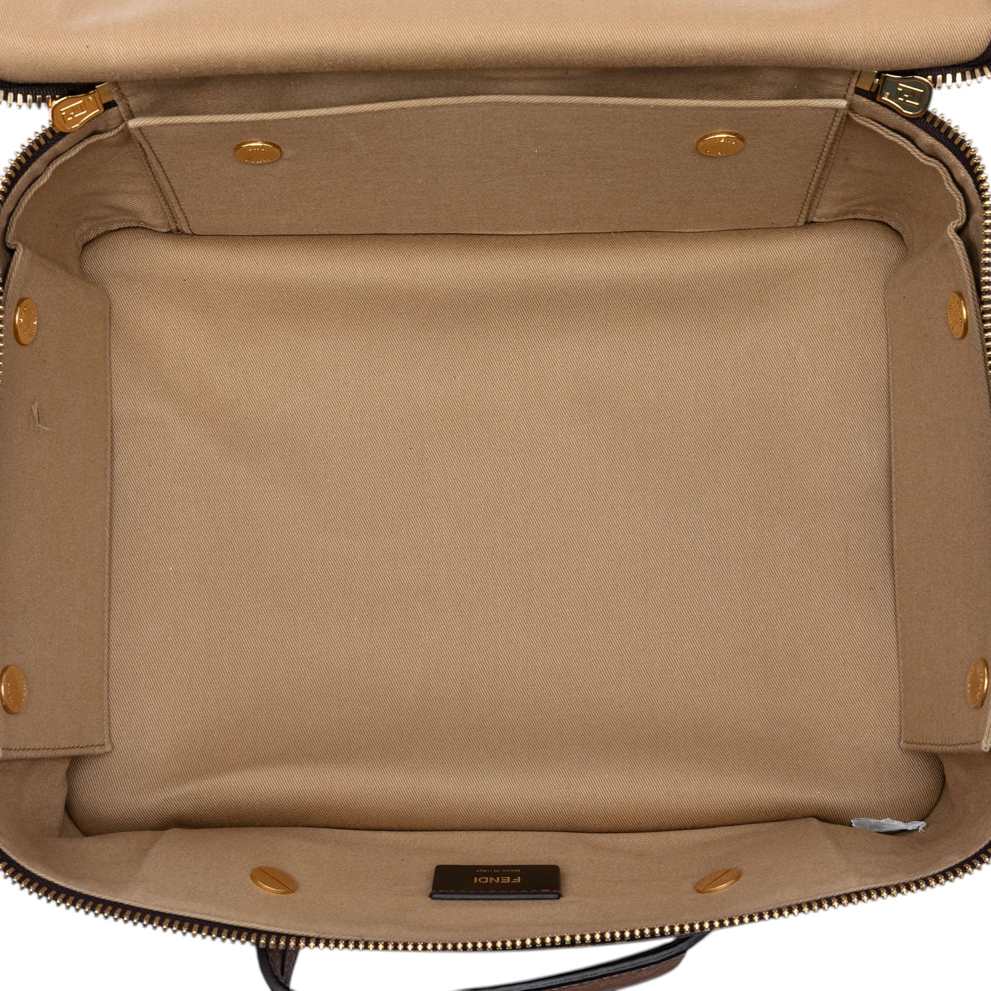 Zucca Coated Canvas Karligraphy Travel Bag - Image 4