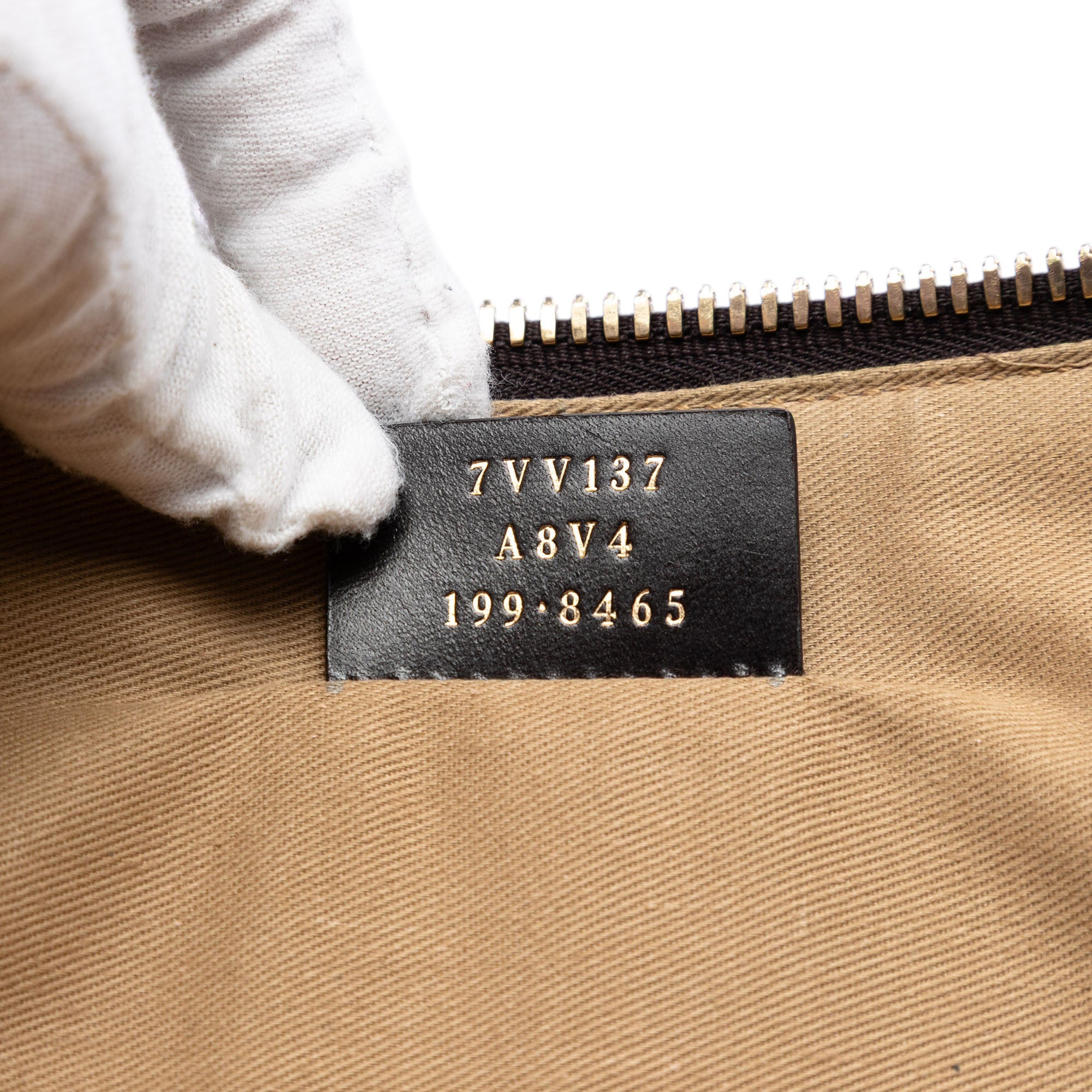 Zucca Coated Canvas Karligraphy Travel Bag - Image 6