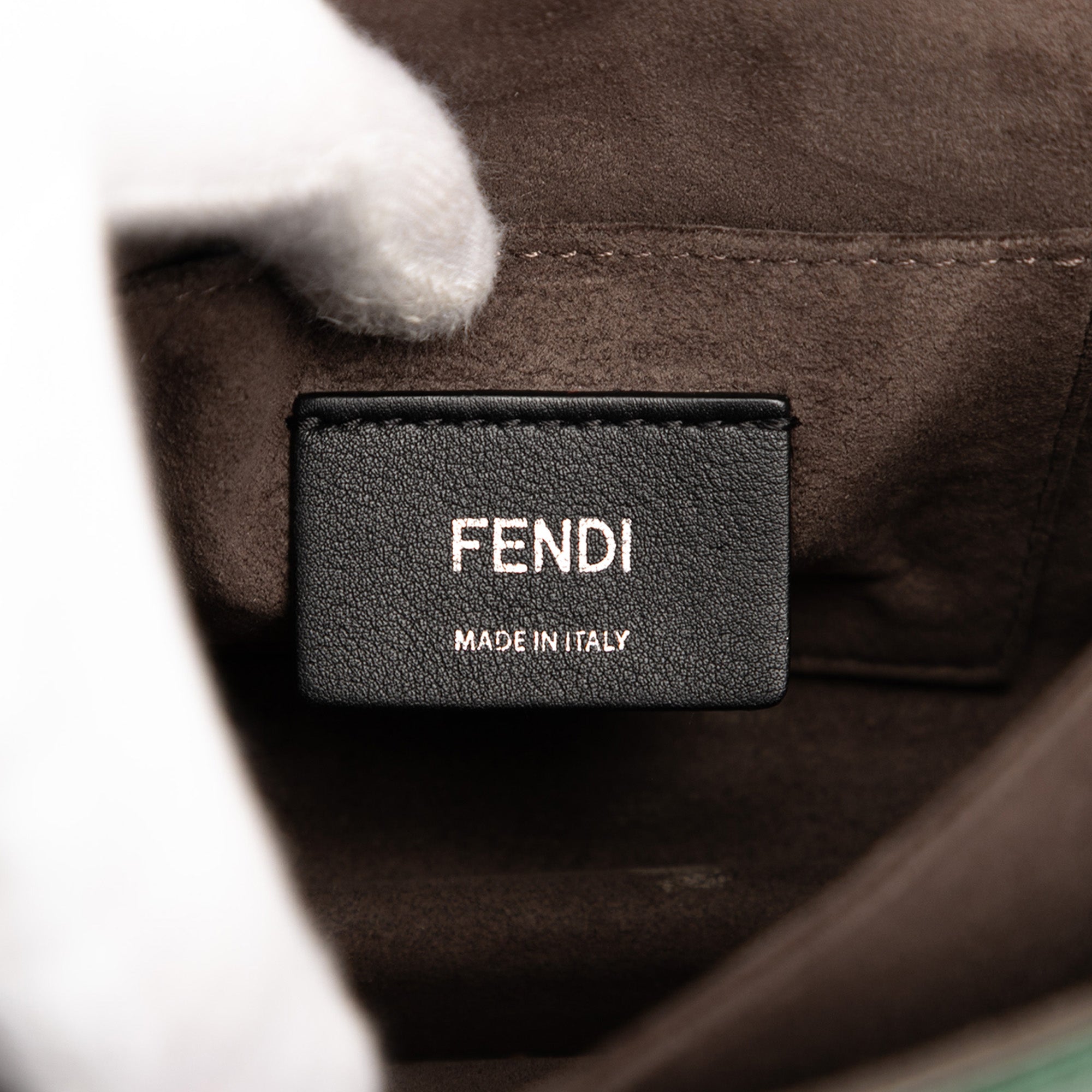 Small Leather Scalloped Kan I Crossbody - Image 5