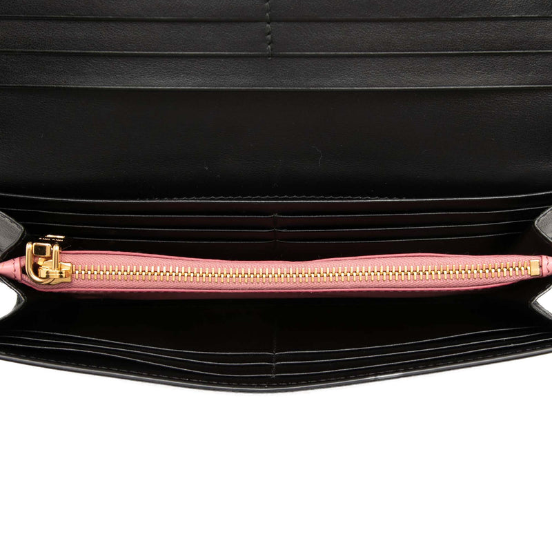 Soft Calf Bow Bifold Long Wallet - Image 4