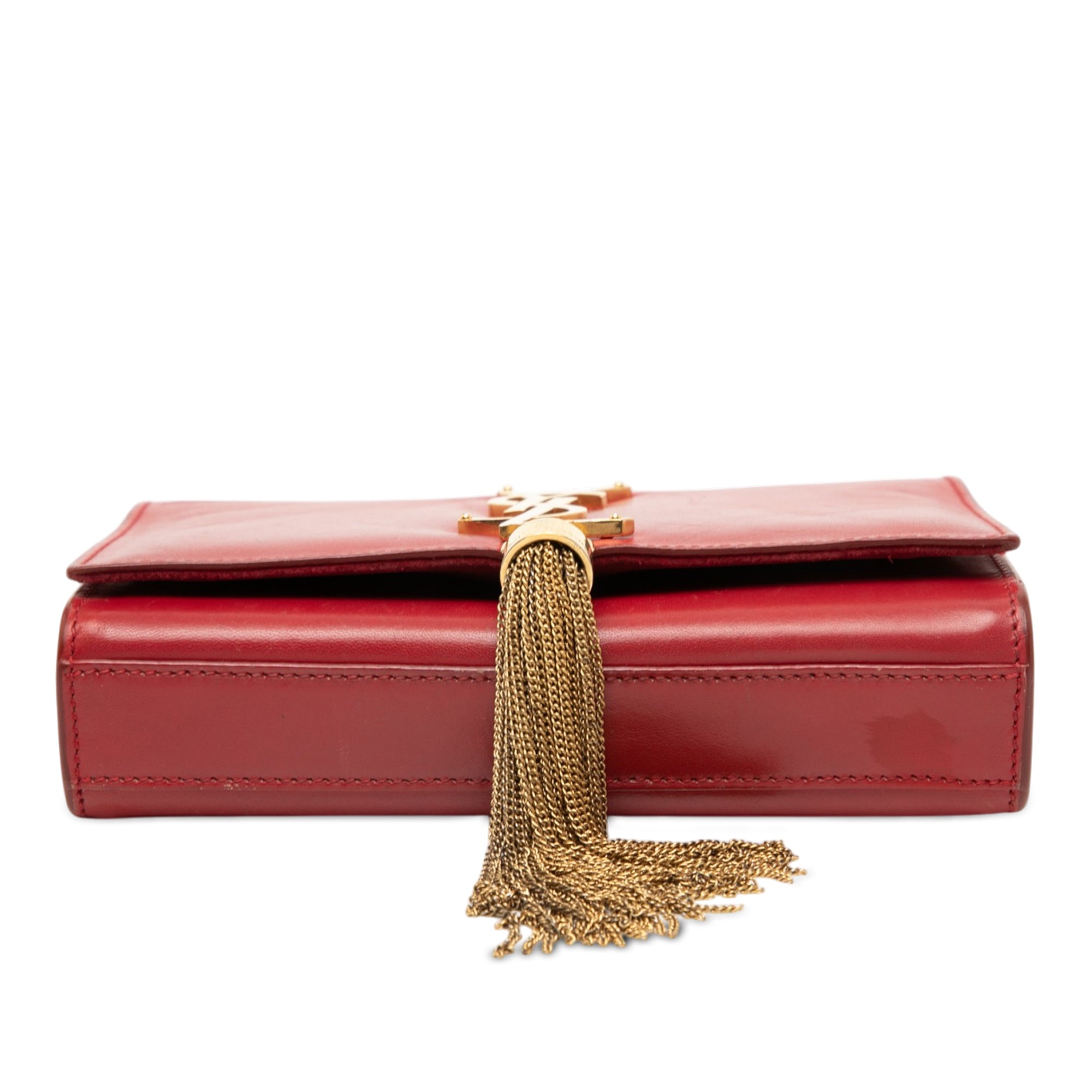 Small Leather Monogram Kate Tassel Crossbody - Image 3