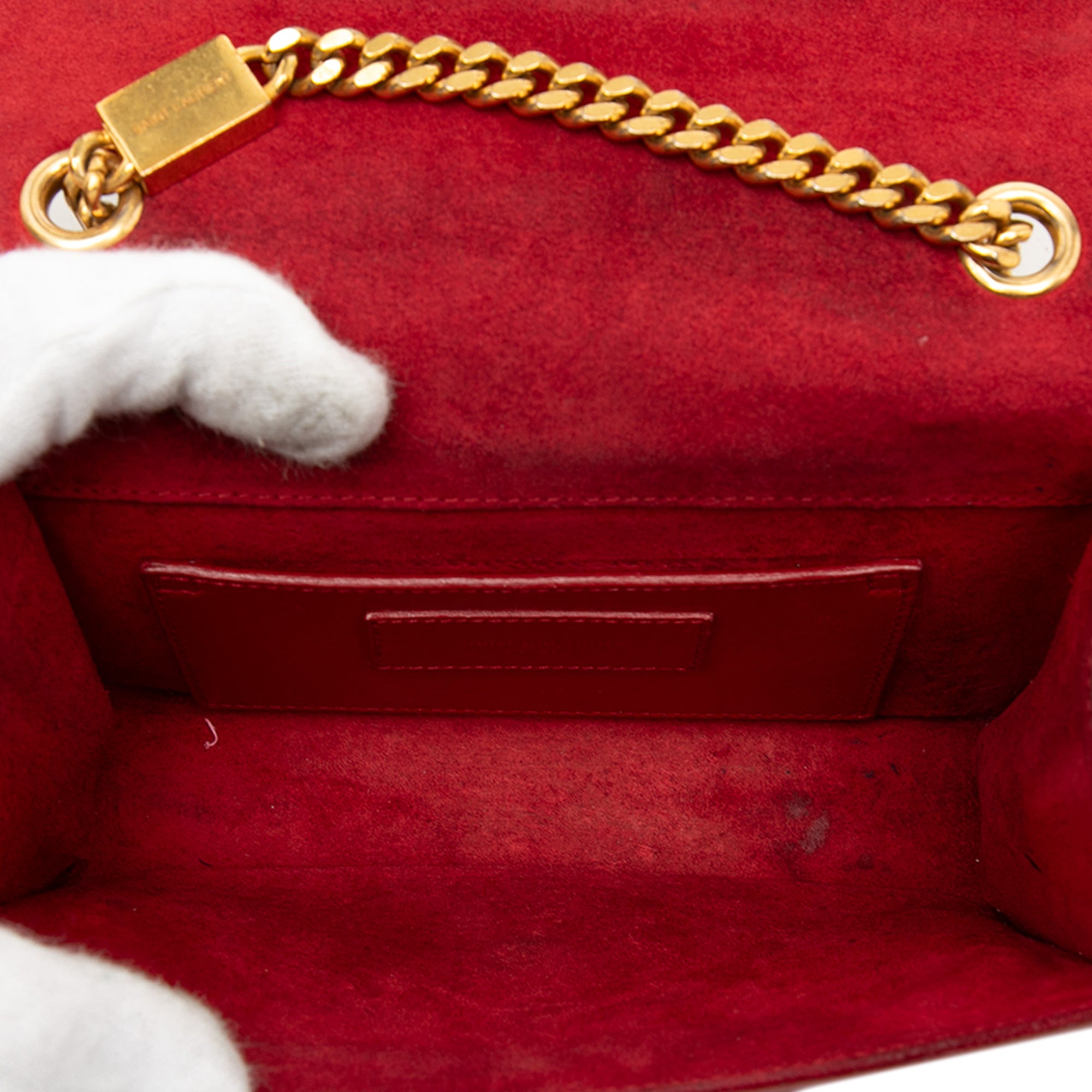Small Leather Monogram Kate Tassel Crossbody - Image 4