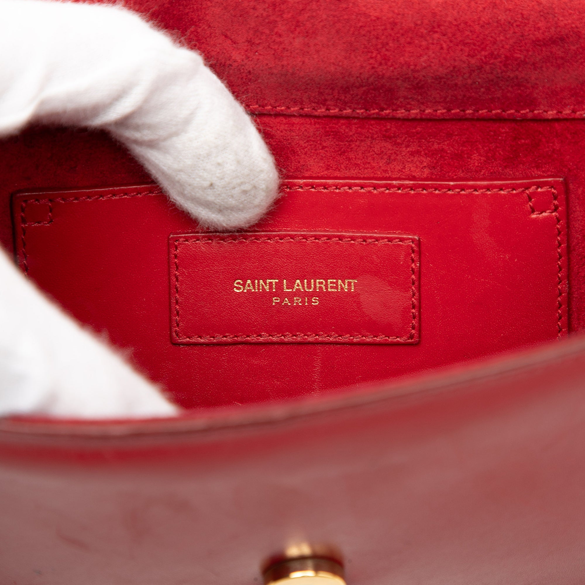 Small Leather Monogram Kate Tassel Crossbody - Image 5