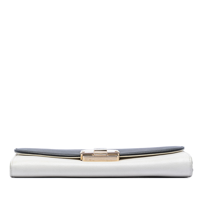 Bicolor Calfskin Diorling Wallet on Chain - Image 3