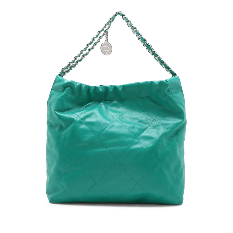 Medium Quilted Shiny Calfskin 22 Handbag - Image 2