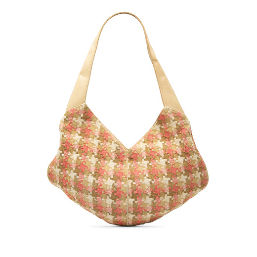 Tweed Houndstooth Hobo - Image 1