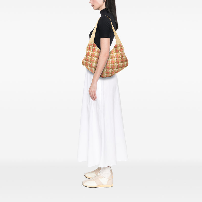 Tweed Houndstooth Hobo - Image 6