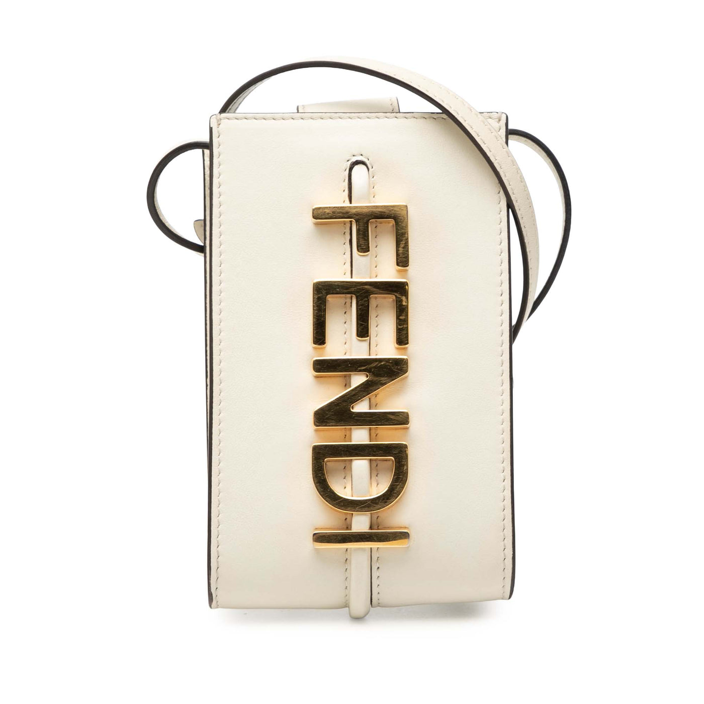 Leather Fendigraphy Phone Pouch - Image 1