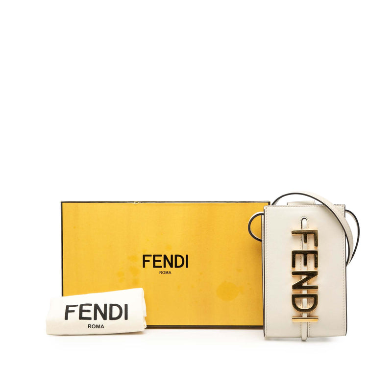 Leather Fendigraphy Phone Pouch - Image 9