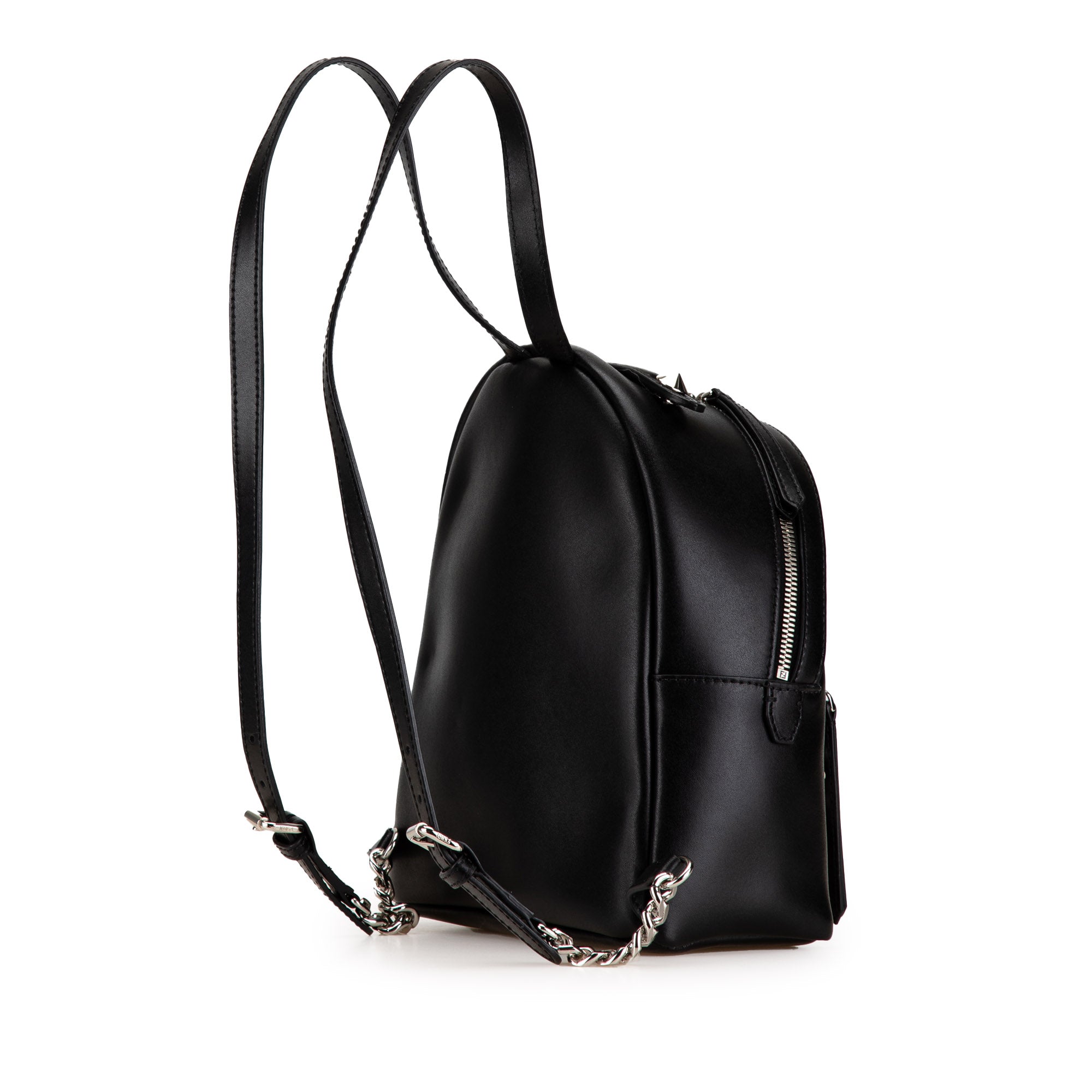Mini By The Way Leather Ribbon Pearl Backpack - Image 2