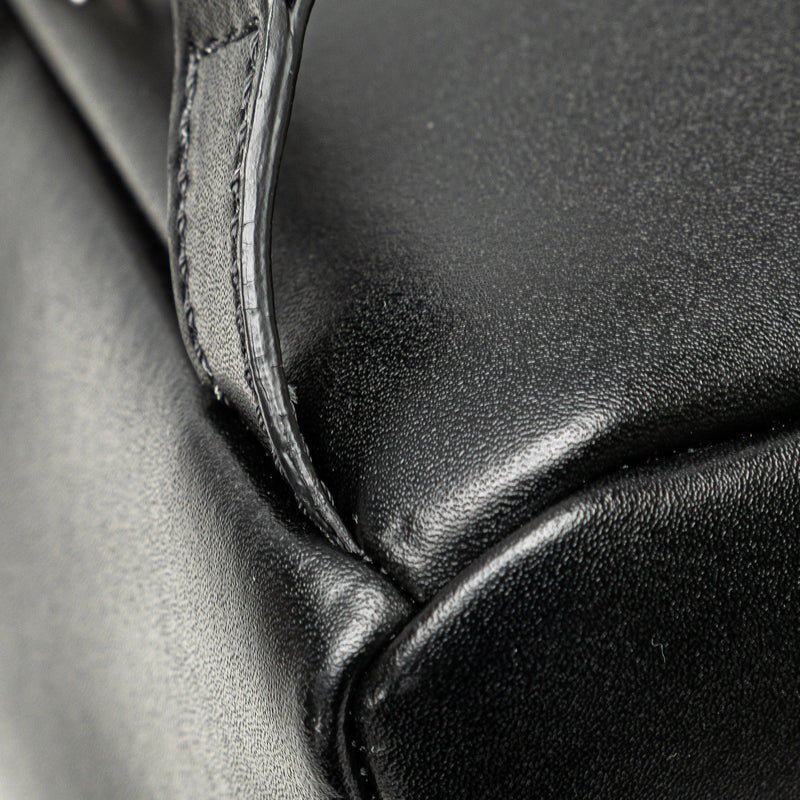 Mini By The Way Leather Ribbon Pearl Backpack - Image 8