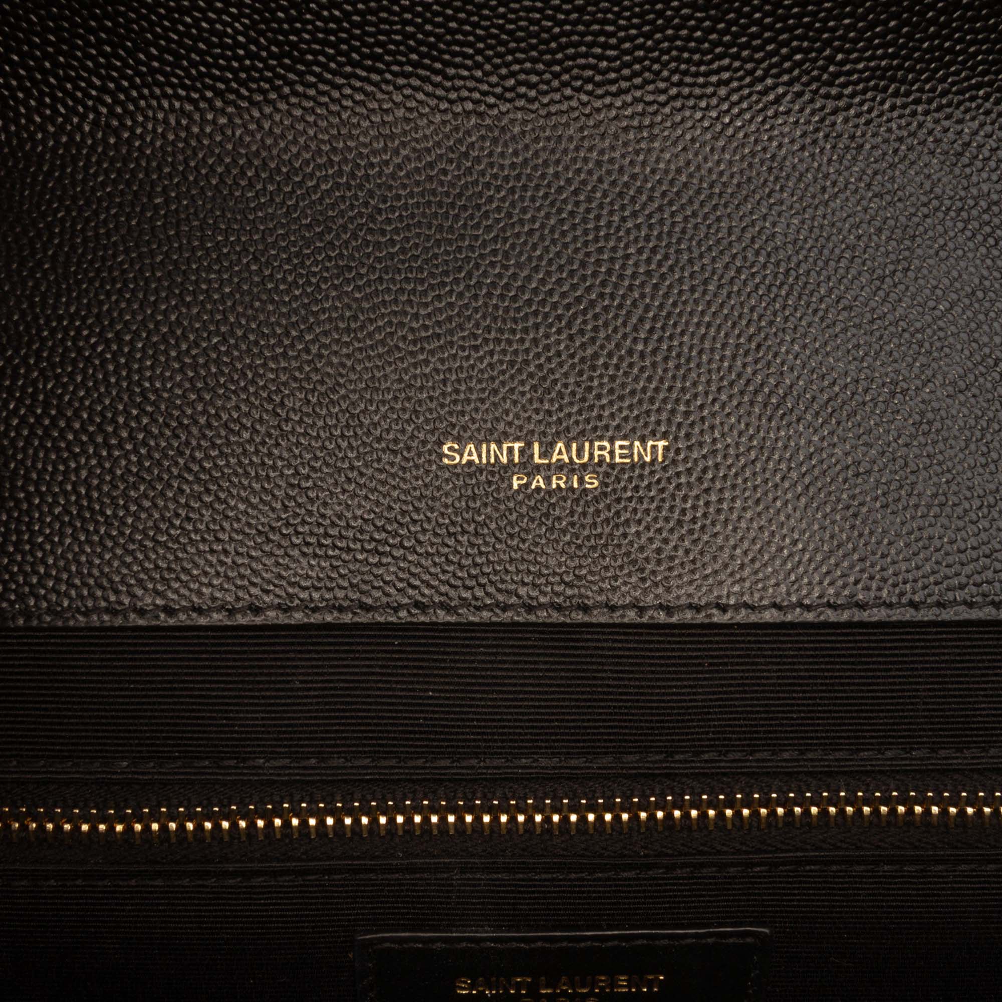 Large Chevron Grain de Poudre Monogram Envelope Bag - Image 5