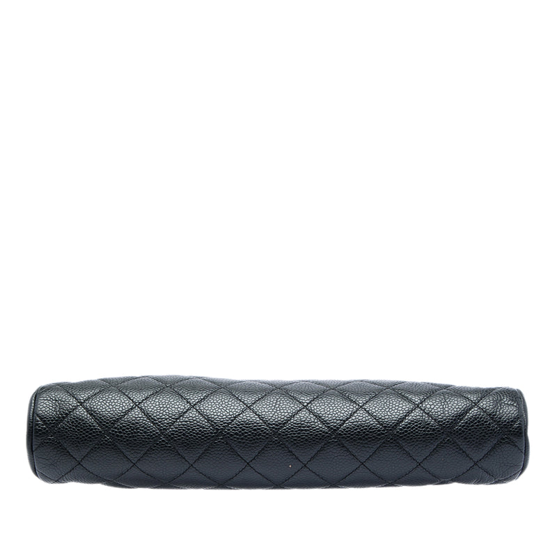 Quilted Caviar Timeless Kisslock Clutch - Image 3